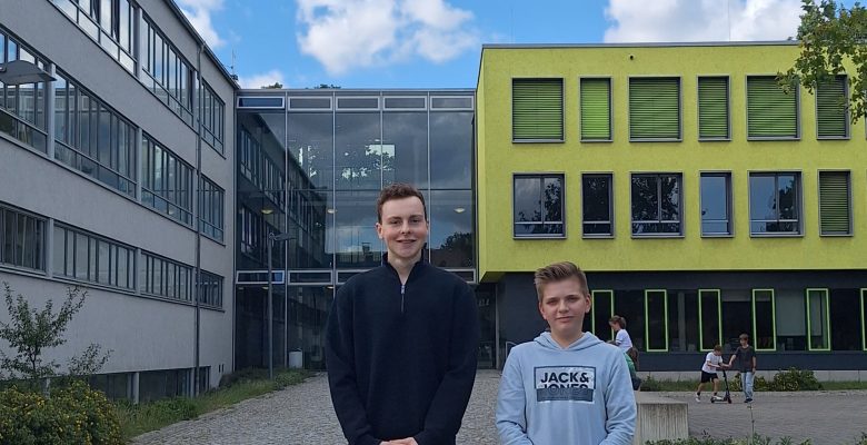 Unsere Schülerratvertreter Gregor und Arthur